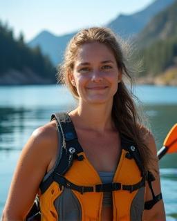 Emily Jones kayaking and hiking guide portrait